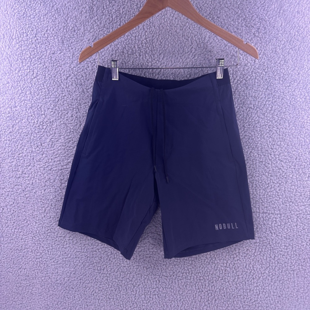 NOBULL Mens Lightweight Training Shorts Navy Blue Size S MW9SHRTINKS